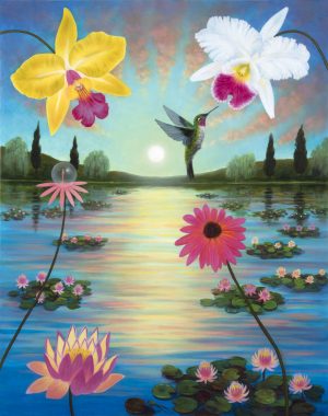 Dawn Over Lilly Pond