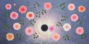 Peace Rose Over Sunrise