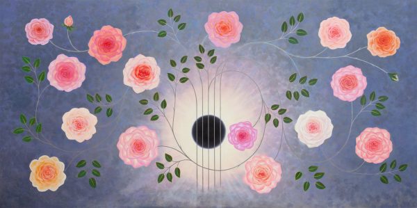 Peace Rose Over Sunrise