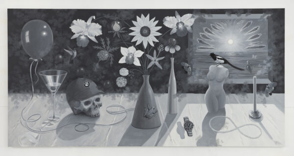Still Life With Martini and Magpie